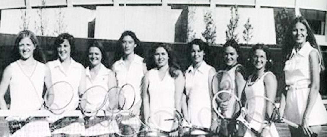 West Virginia University First Women's Tennis Team (1973)